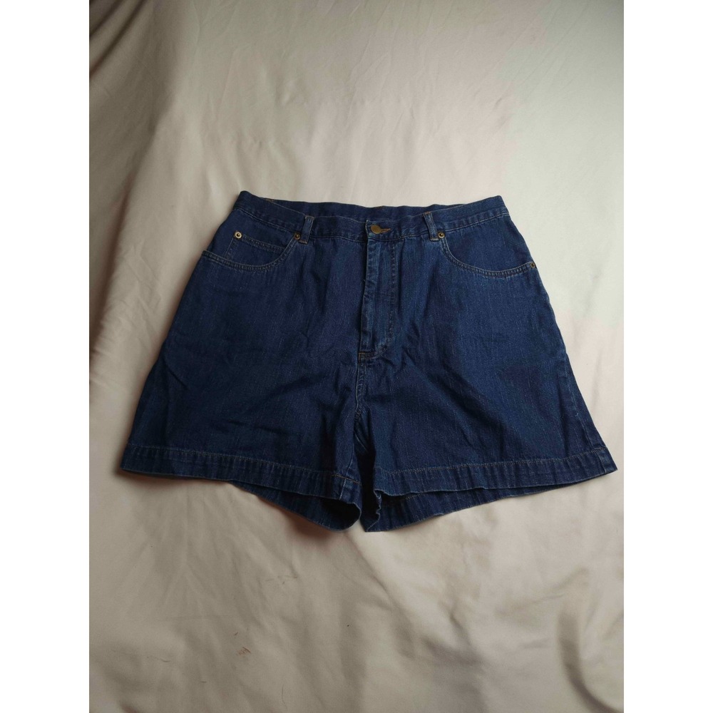 Kim Rogers Sport Denim Shorts Womens Size 14 Blue Casual Classic Pockets Outdoor
